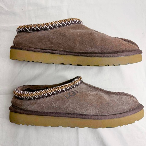 UGG Tasman Slipper Men Size US 12 Chocolate Brown Casual Lounge - Picture 4 of 8